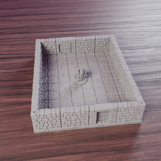 Dual Entry Hall Pass-Through – Dragonlock 28mm Terrain - Northern Foundry