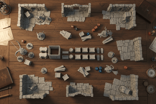 Dungeon Scatter Terrain Starter Set — Fat Dragon Games — Tabletop Terrain — Dungeons And Dragons Pathfinder