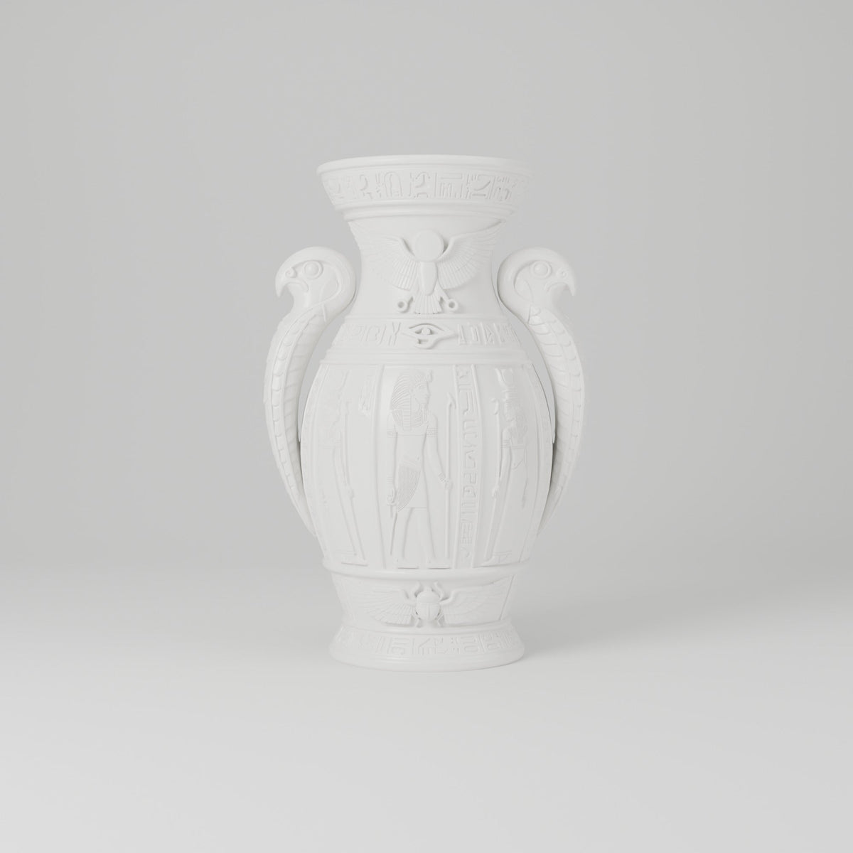 Egyptian Relief Amphora Vase – Modern Sculptural Vase - Northern Foundry