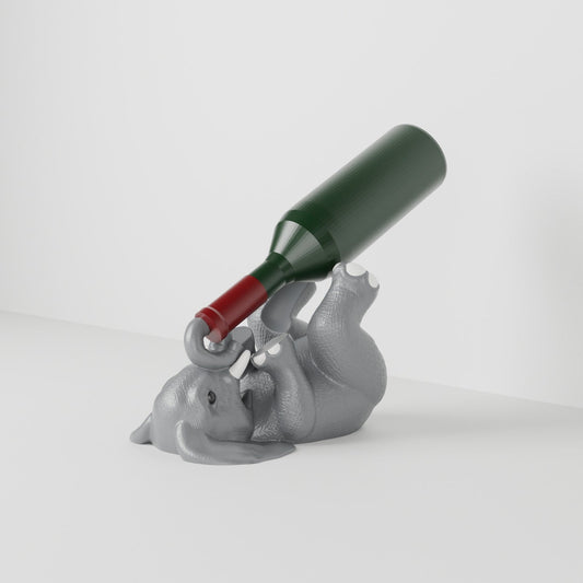 Elephant Wine Bottle Holder – Funny Elephant Wine Rack - Northern Foundry