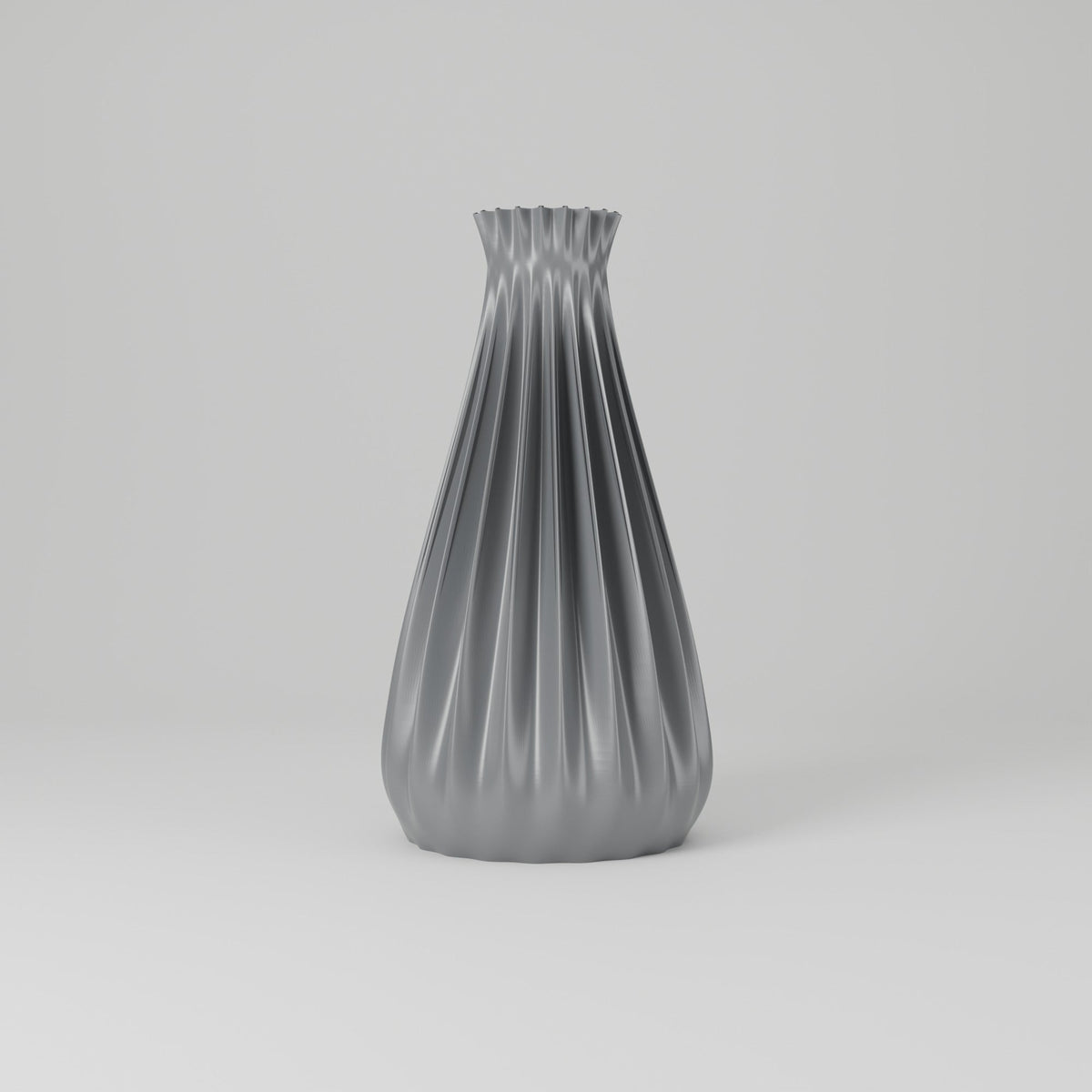 Elixor Pleated Bud Vase – Modern Sculptural Vase - Northern Foundry