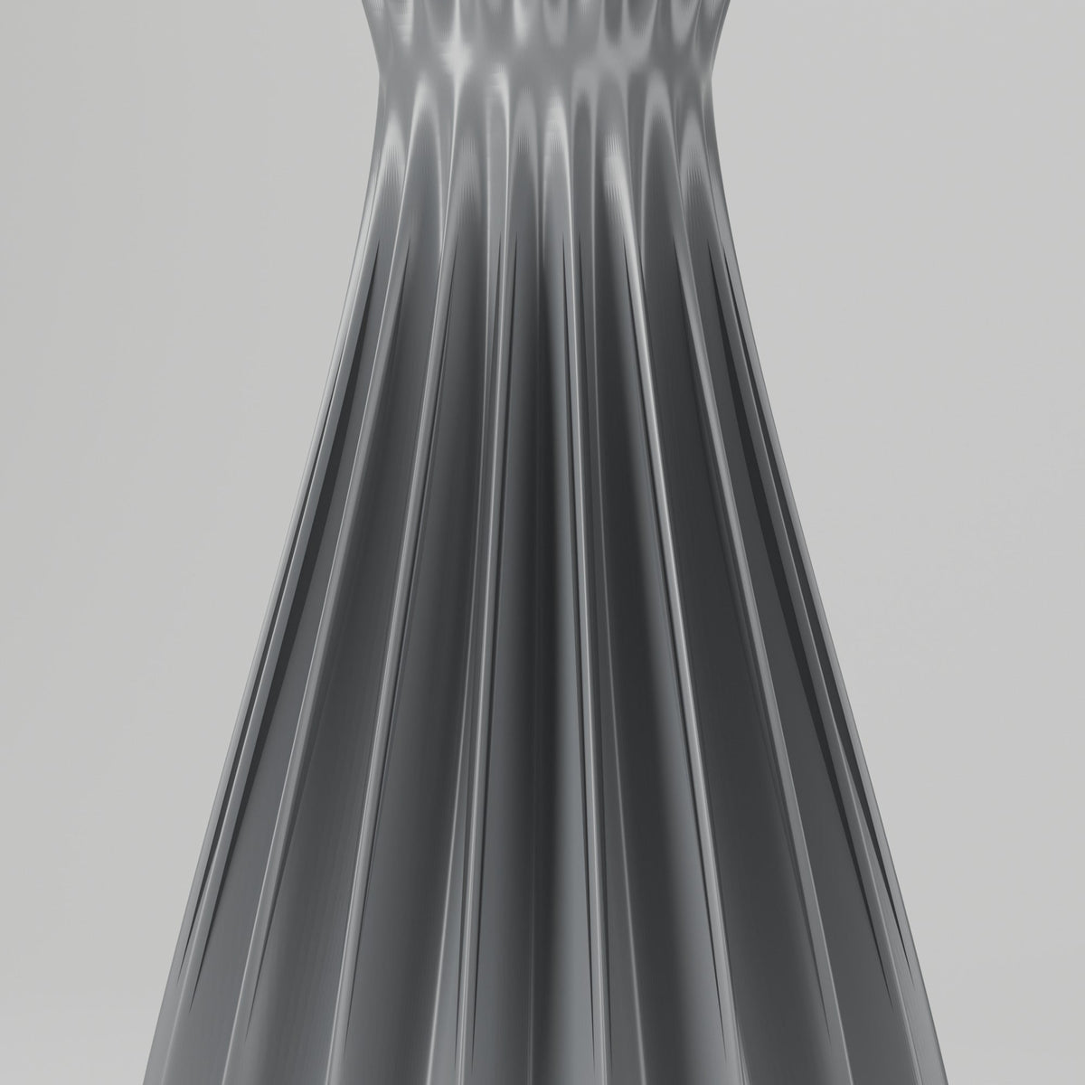 Elixor Pleated Bud Vase – Modern Sculptural Vase - Northern Foundry