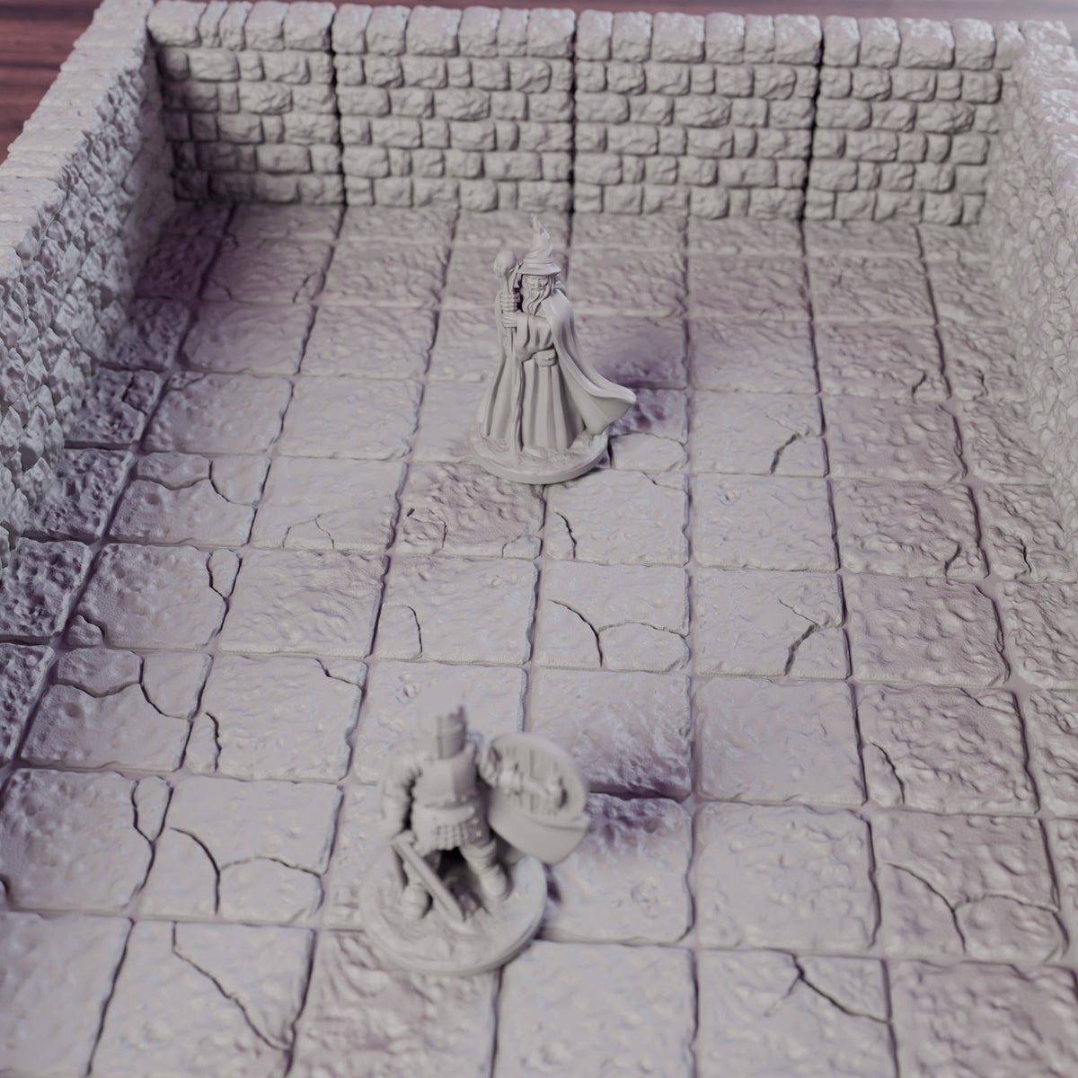 Elongated Hall 4x8" Long Room – Dragonlock 28mm Terrain - Northern Foundry