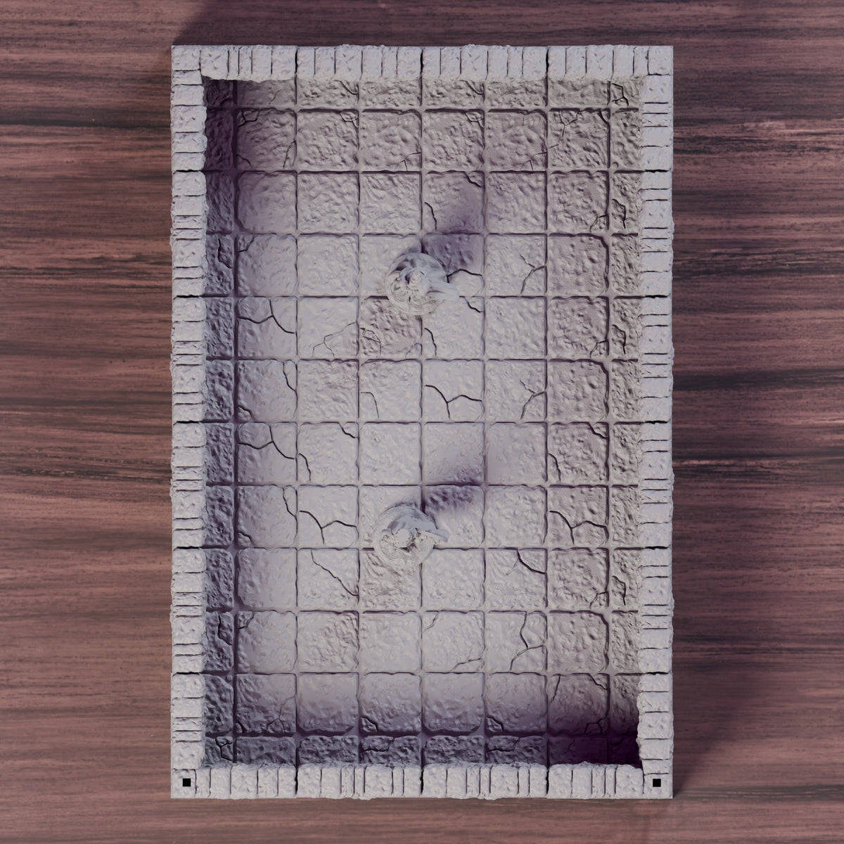 Elongated Hall 4x8" Long Room – Dragonlock 28mm Terrain - Northern Foundry
