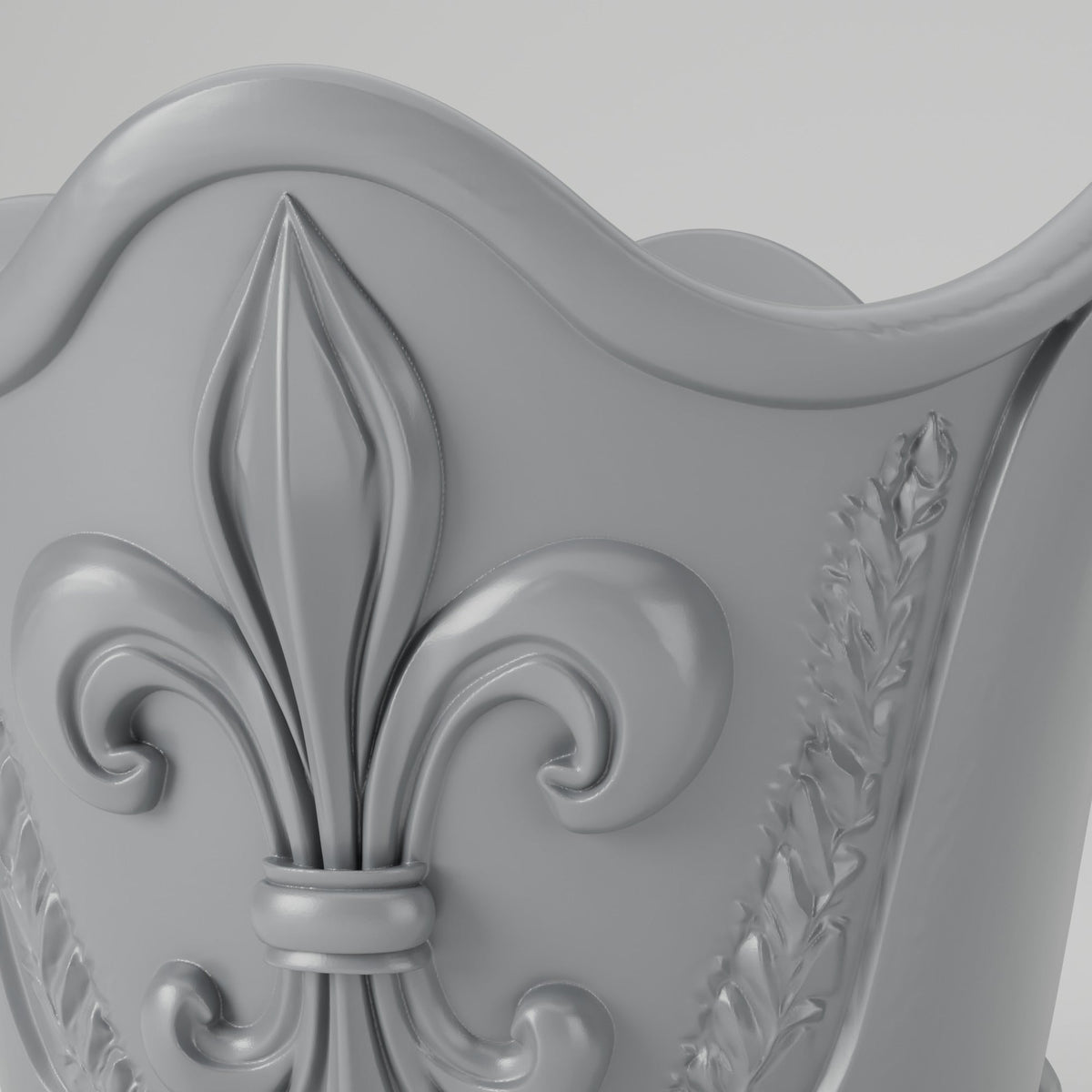 Fleur De Lis French Vase – Modern Sculptural Vase - Northern Foundry