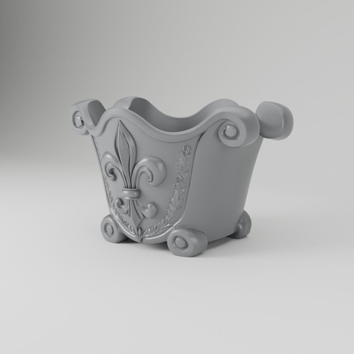 Fleur De Lis French Vase – Modern Sculptural Vase - Northern Foundry