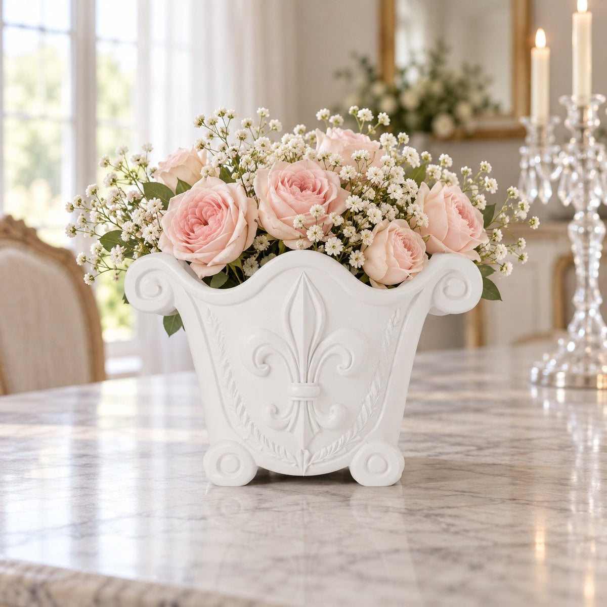 Fleur De Lis French Vase – Modern Sculptural Vase - Northern Foundry