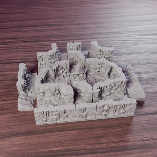 Flooded Grotto Cave Pools – Dragonlock 28mm Lost Caverns Terrain - Northern Foundry