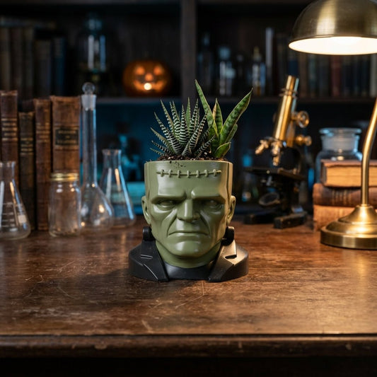 Frankenstein Monster Planter – Green Head Pot for Succulents - Northern Foundry