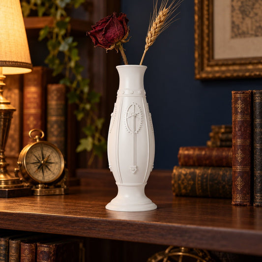 Gearwork Bottle Vase – Steampunk Riveted Bud Vase - Northern Foundry