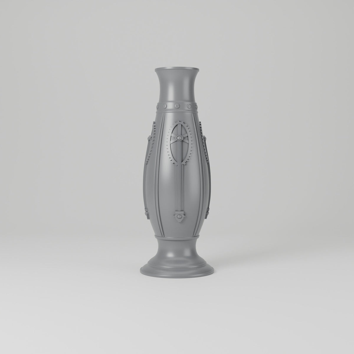 Gearwork Bottle Vase – Steampunk Riveted Bud Vase - Northern Foundry