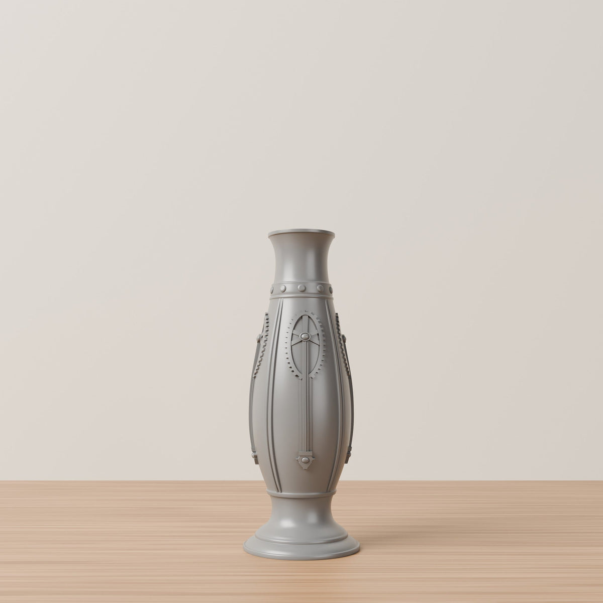 Gearwork Bottle Vase – Steampunk Riveted Bud Vase - Northern Foundry