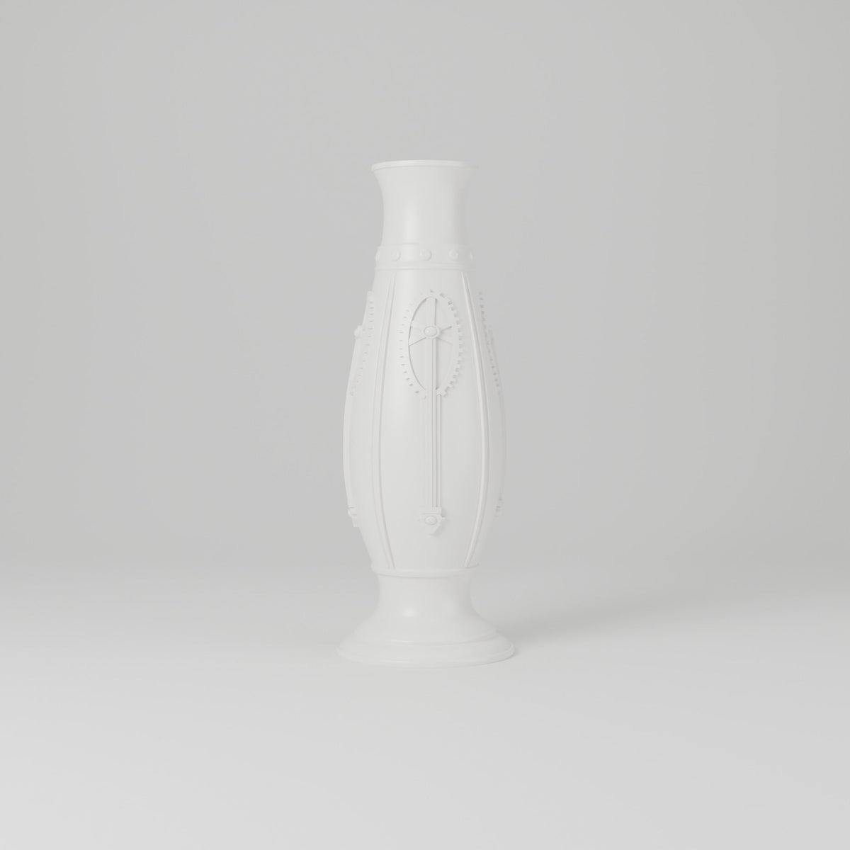 Gearwork Bottle Vase – Steampunk Riveted Bud Vase - Northern Foundry