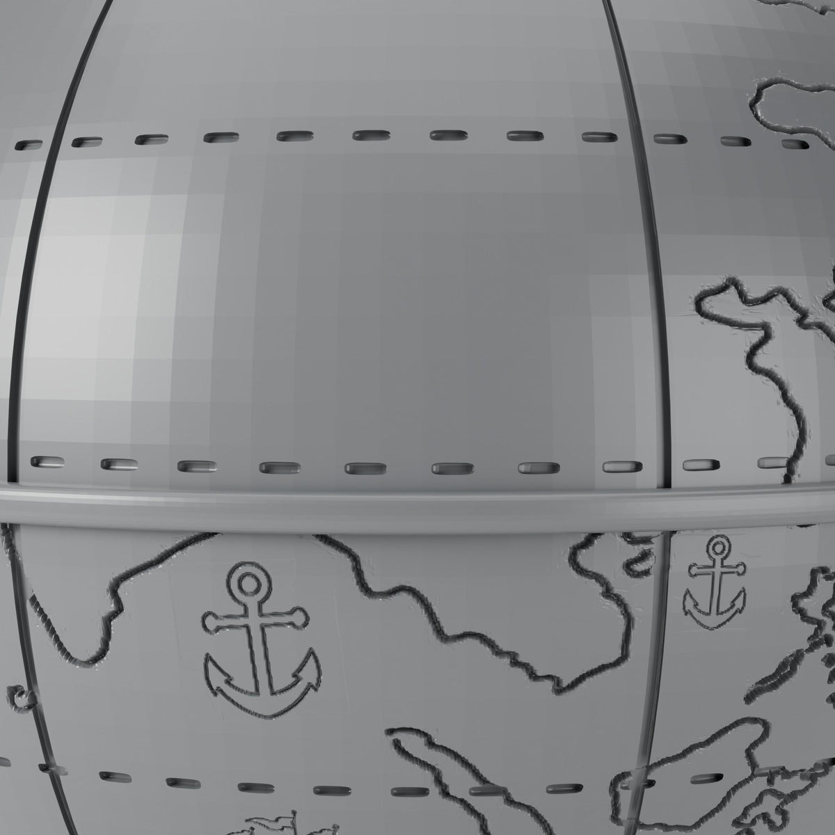 Globe Flower Pot – World Map Planter on Stand - Northern Foundry