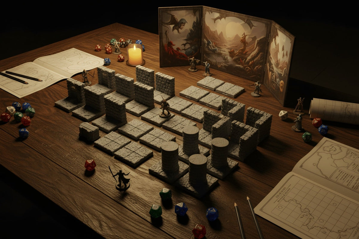 Grand Chamber 8x8" Arena – Dragonlock 28mm Dungeon - Northern Foundry