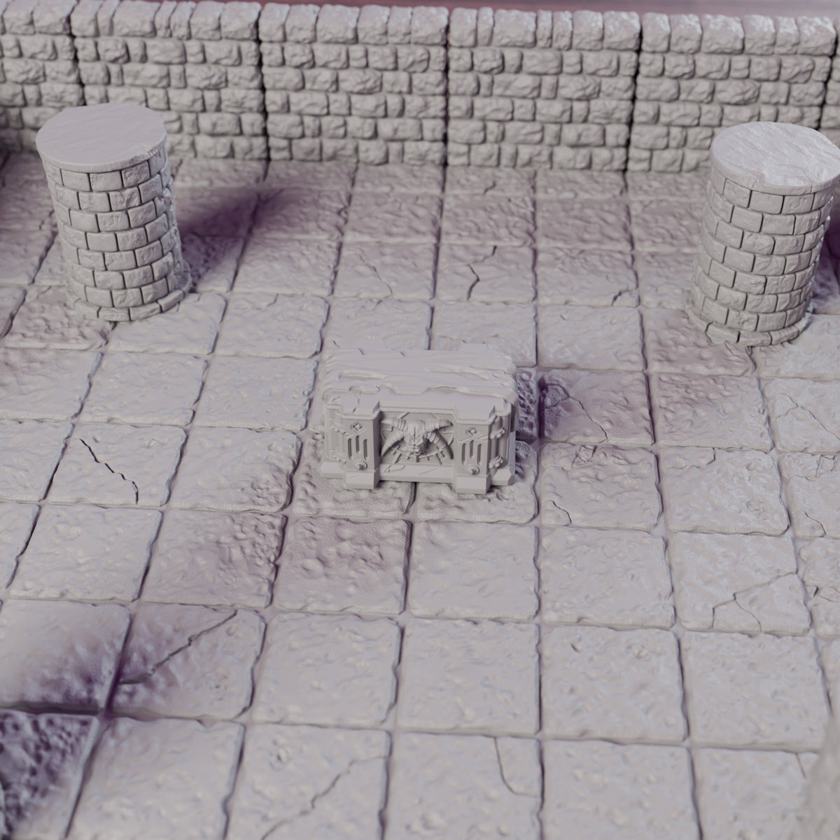 Grand Chamber 8x8" Arena – Dragonlock 28mm Dungeon - Northern Foundry