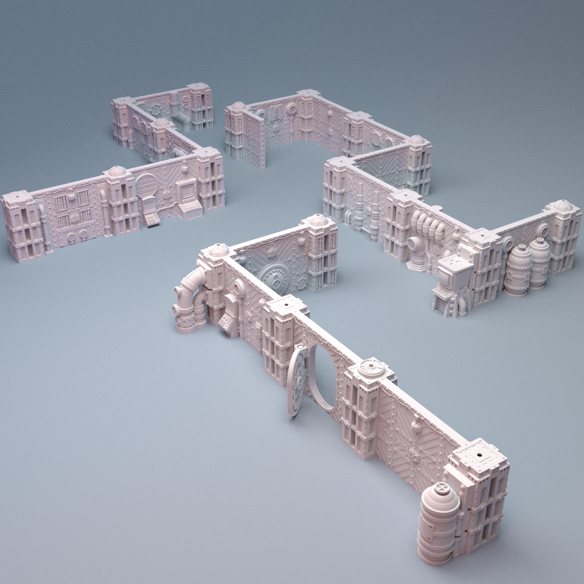 Grimdark Boarding Action Corridors Bundle - Northern Foundry