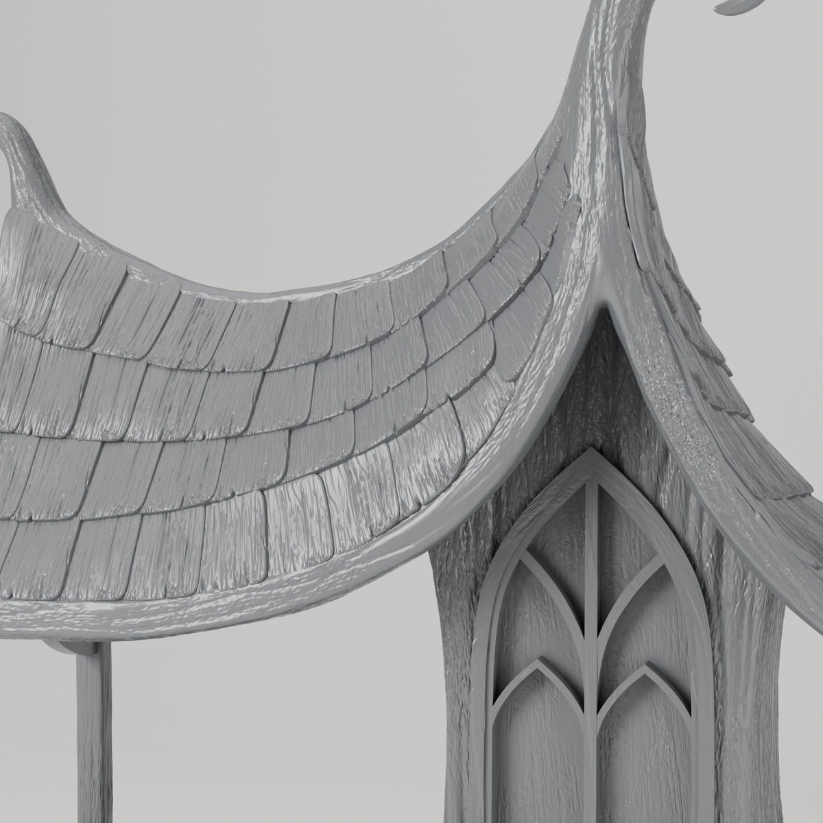 Haunted House Wall Shelf – Gothic Halloween Display Shelf - Northern Foundry