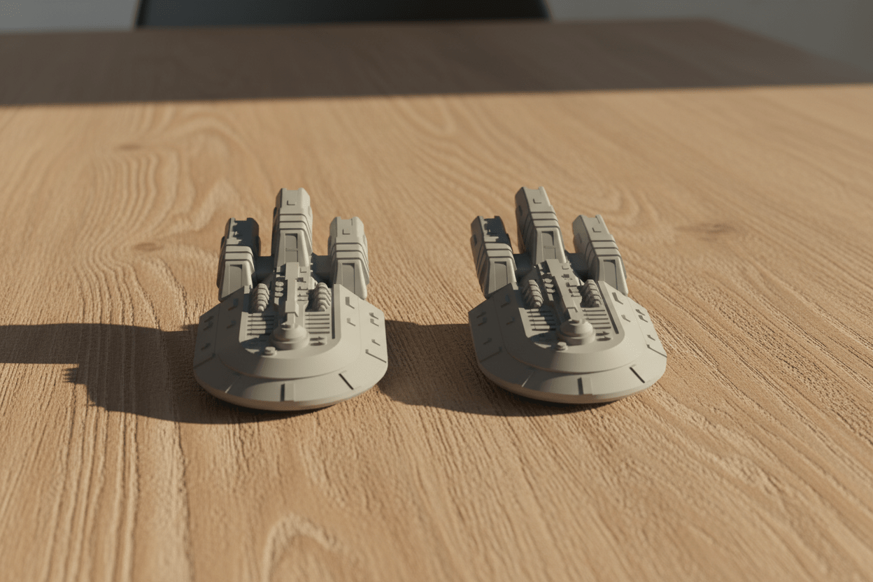 Heavy Hitters | Heavy Cruiser Reinforcement Pack | Fat Dragon Games | Battlefront Valkyrie - Northern Foundry