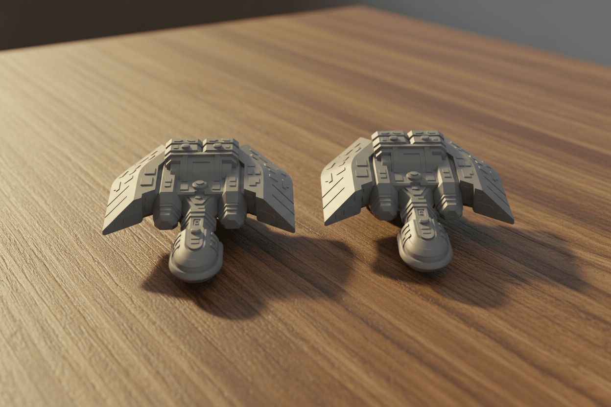 Heavy Hitters | Heavy Cruiser Reinforcement Pack | Fat Dragon Games | Battlefront Valkyrie - Northern Foundry