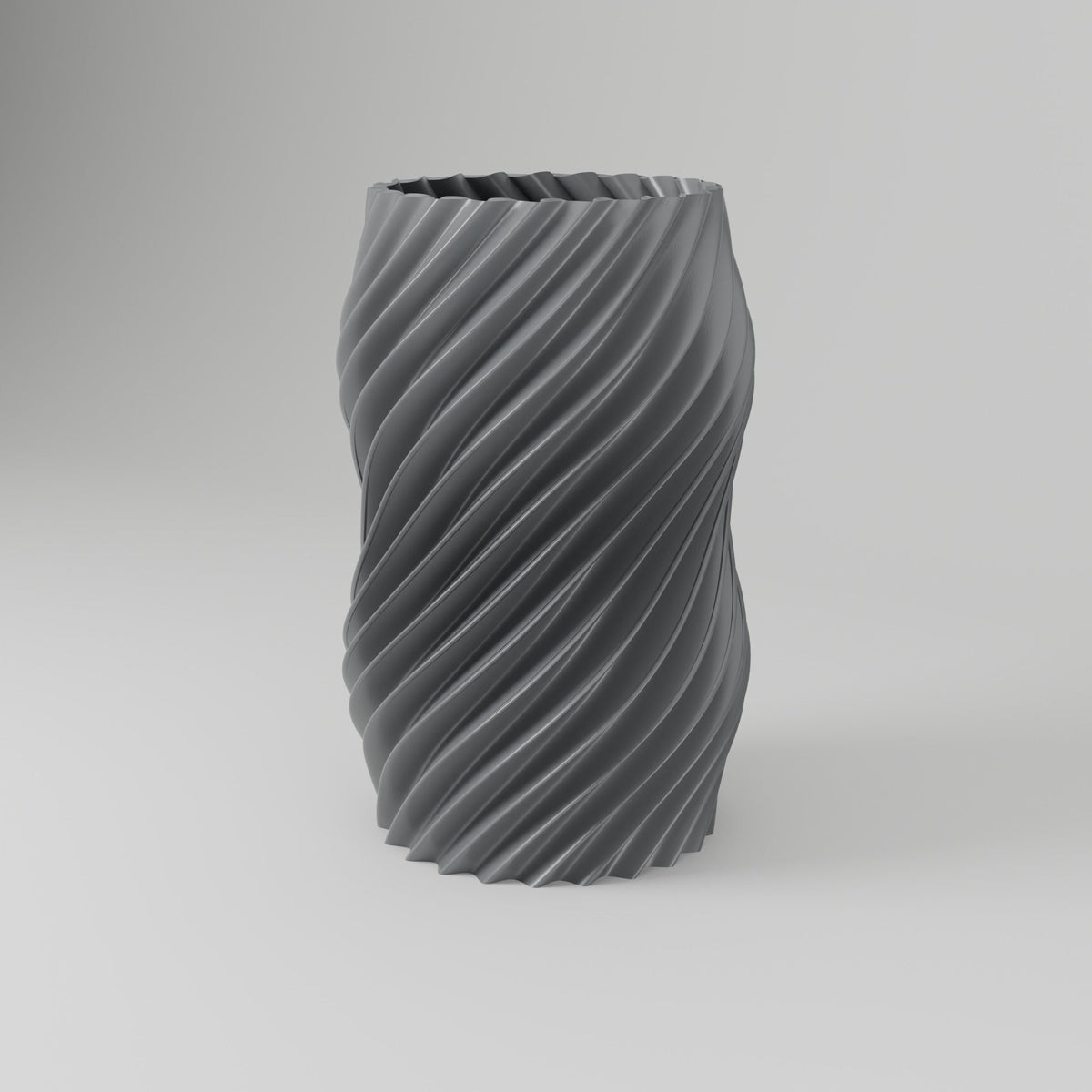 Jamal Twisted Spiral Vase – Modern Sculptural Vase - Northern Foundry