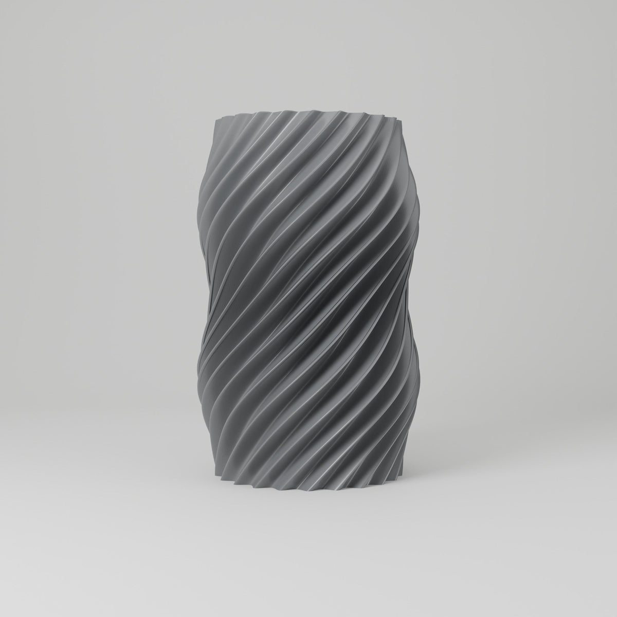 Jamal Twisted Spiral Vase – Modern Sculptural Vase - Northern Foundry