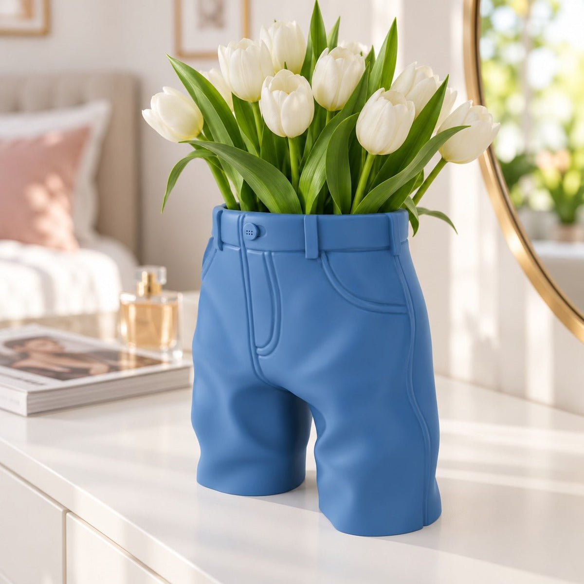 Jeans Planter – Quirky Denim Shorts Plant Pot - Northern Foundry