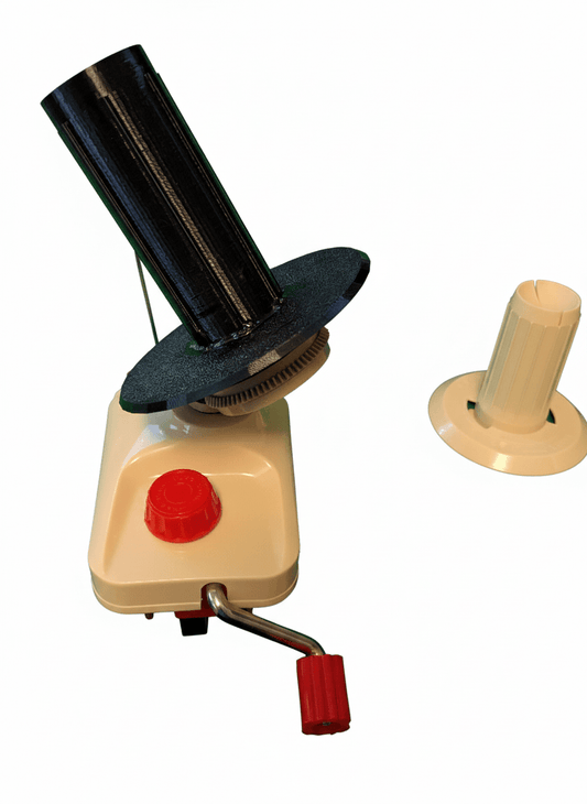 Jumbo Upgrade Kit for Yarn Winder | Taller Spindle & Wider Base - Northern Foundry