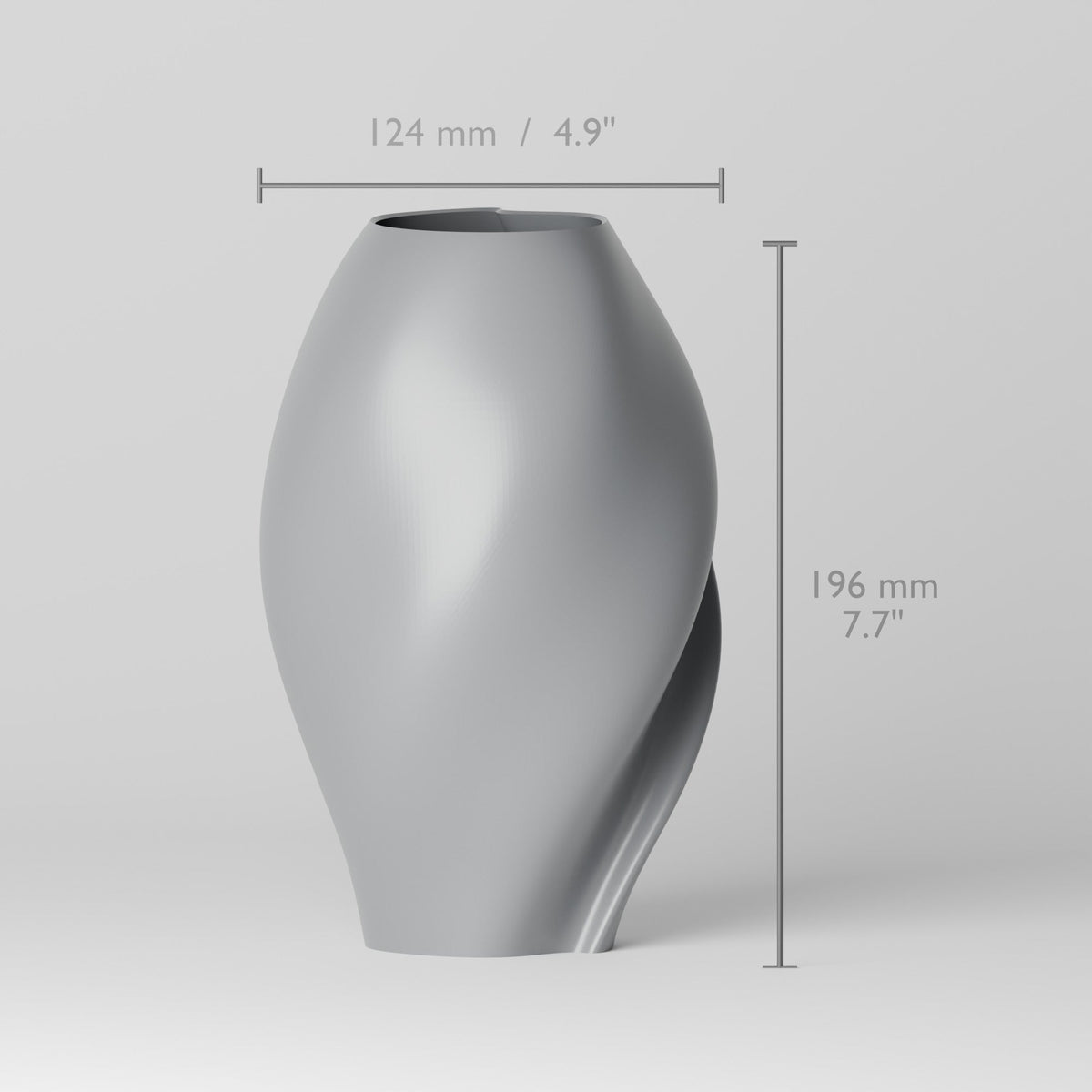 Kielich Organic Twist Vase – Modern Sculptural Vase - Northern Foundry