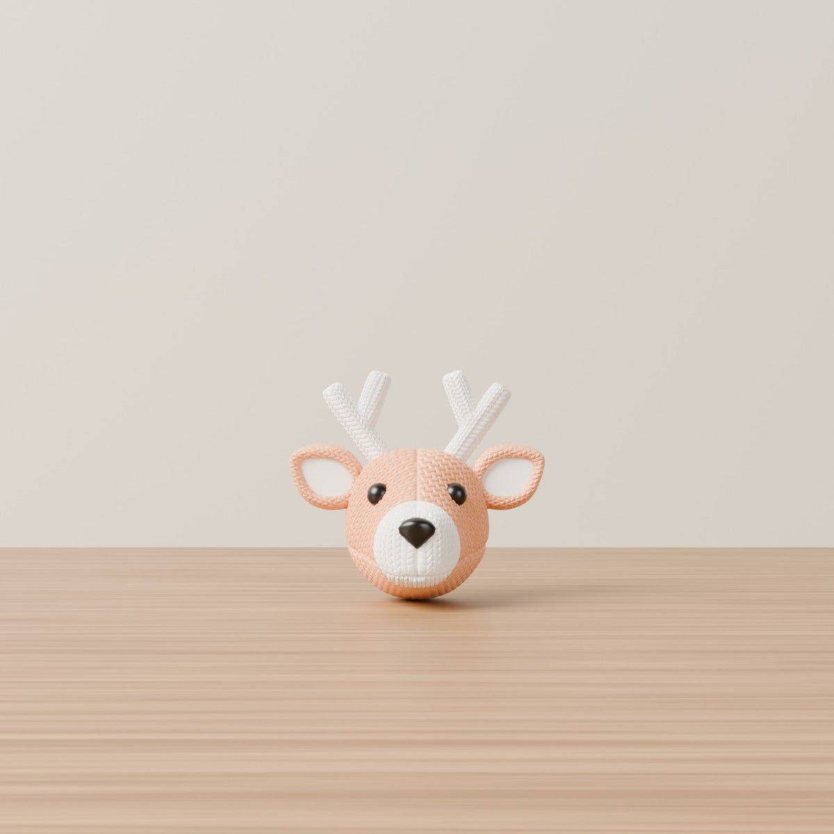 Knitted Deer Head Ornament – Reindeer Christmas Tree Decoration with Antlers - Northern Foundry