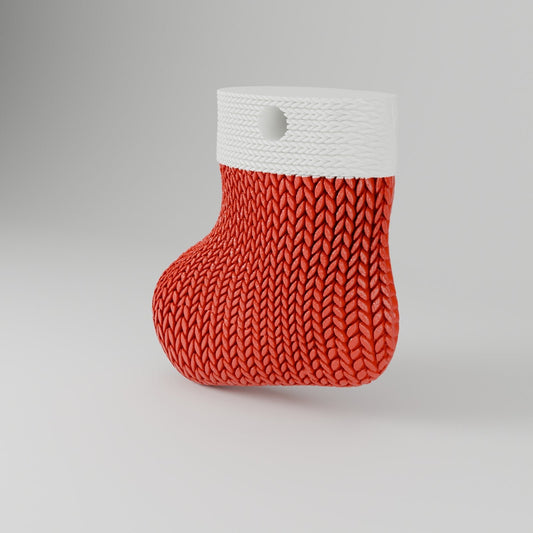 Knitted Stocking Ornament – Mini Christmas Stocking Tree Decoration and Gift Tag - Northern Foundry