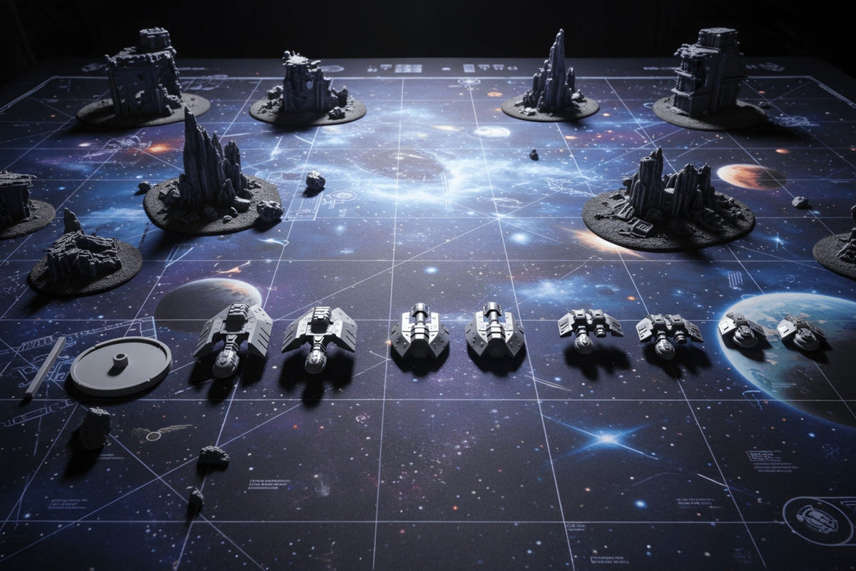 Kurgun Titan Dominion Fleet – 8-Ship Sci-Fi Battle Group - Northern Foundry