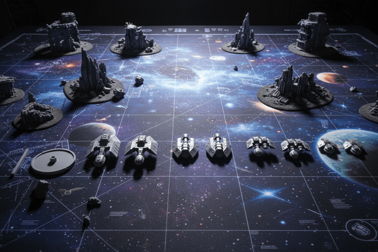 Kurgun Titan Fleet | Space Combat Miniatures | Fat Dragon Games | Battlefront Valkyrie - Northern Foundry