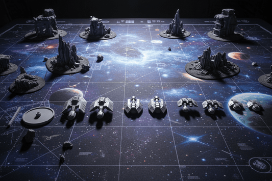 Kurgun Titan Fleet | Space Combat Miniatures | Fat Dragon Games | Battlefront Valkyrie - Northern Foundry