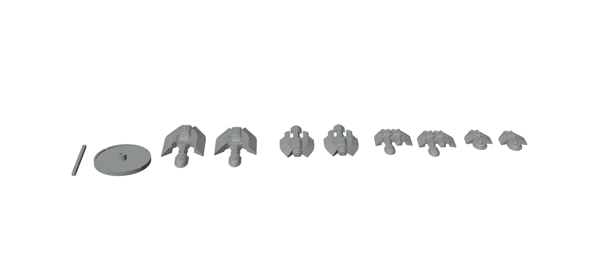 Kurgun Titan Fleet | Space Combat Miniatures | Fat Dragon Games | Battlefront Valkyrie - Northern Foundry