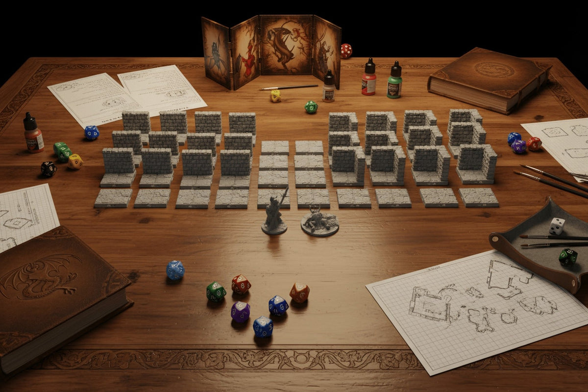 Labyrinth Starter Maze Pack – Dragonlock 28mm Terrain - Northern Foundry