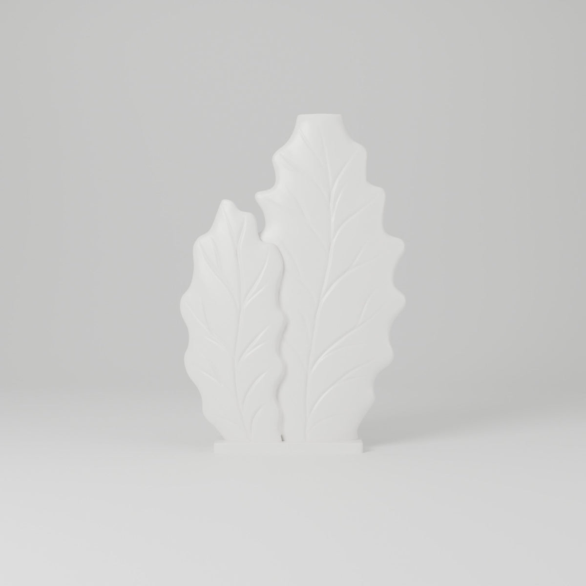 Leaf Duo Vase – Twin Leaf Silhouette Flat Bud Vase - Northern Foundry