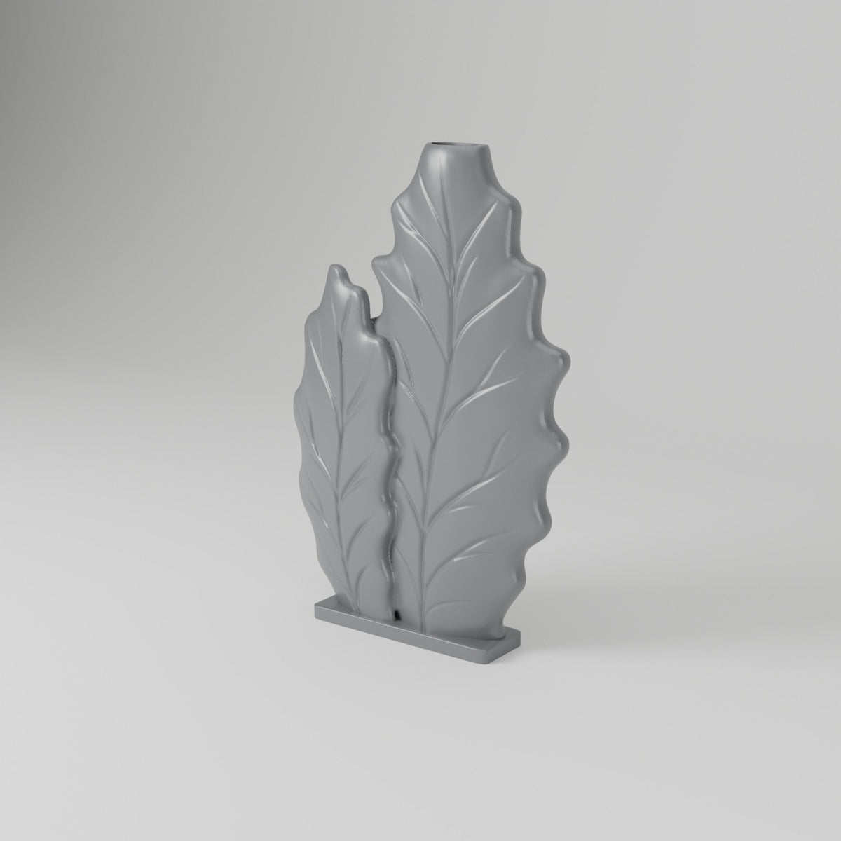 Leaf Duo Vase – Twin Leaf Silhouette Flat Bud Vase - Northern Foundry