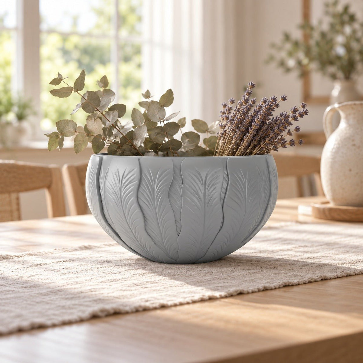 Leaf Nest Bowl – Botanical Leaf-Textured Decorative Bowl - Northern Foundry