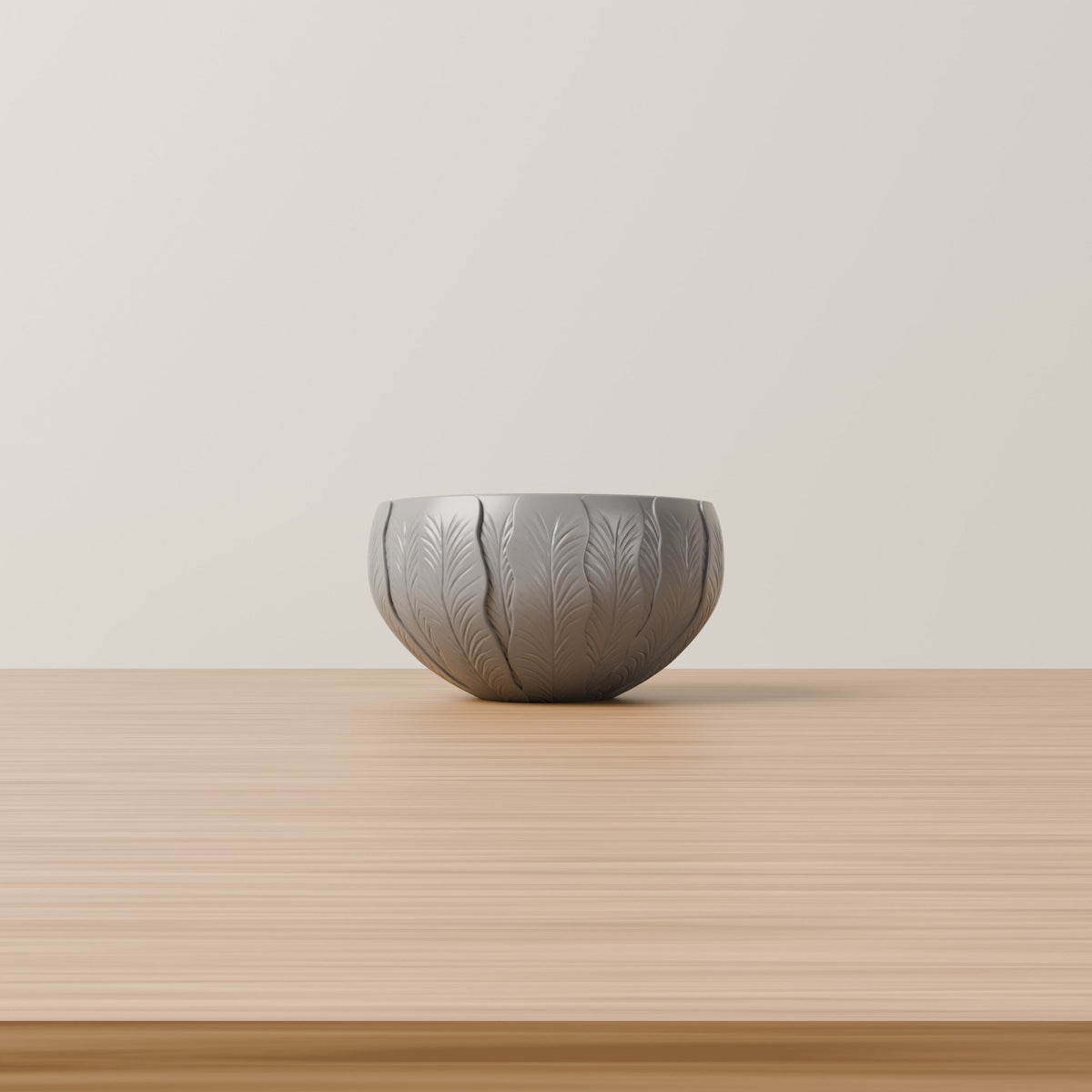 Leaf Nest Bowl – Botanical Leaf-Textured Decorative Bowl - Northern Foundry