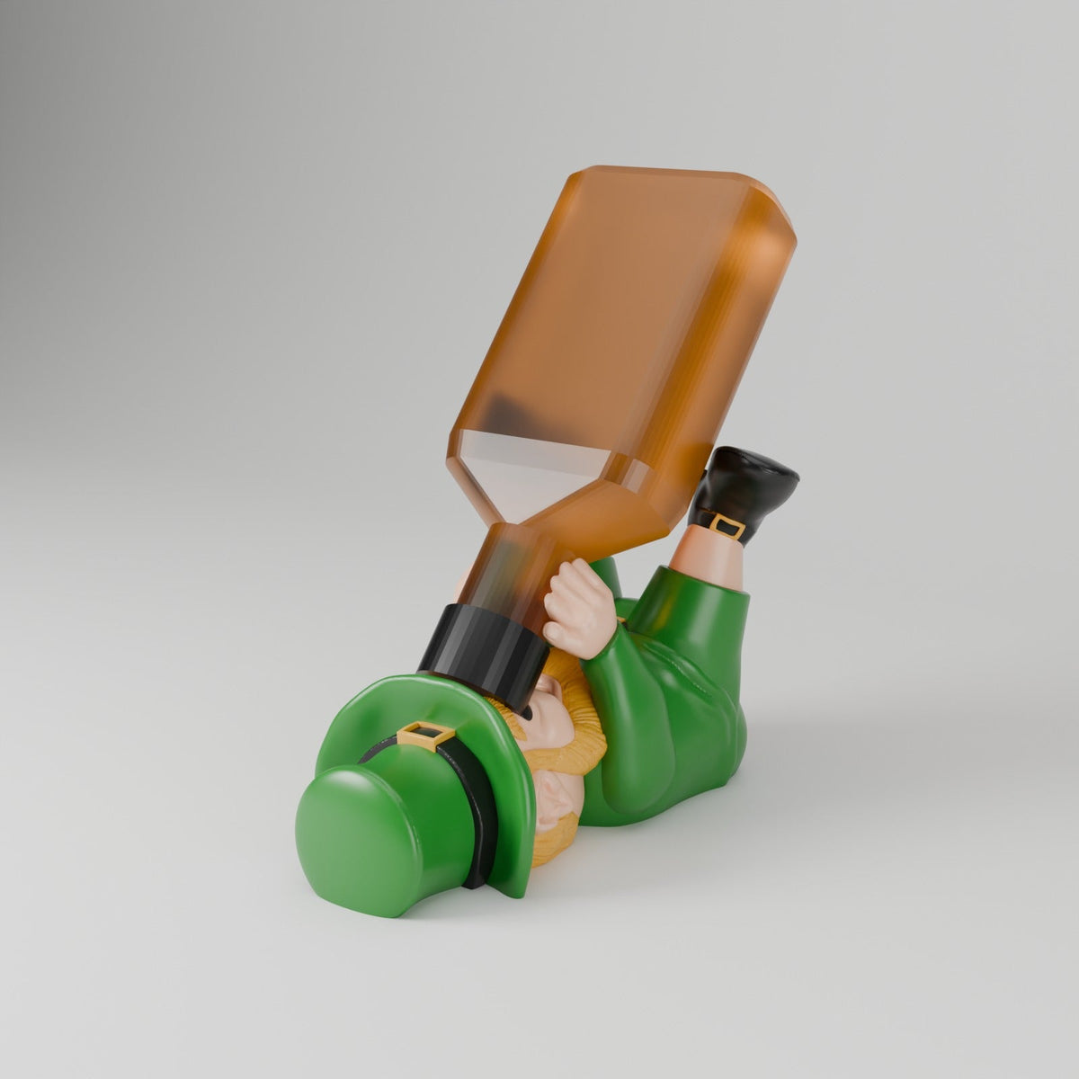 Leprechaun Mini Bottle Holder – St Patrick's Day Holder for a 50 ml Miniature Liquor Bottle - Northern Foundry