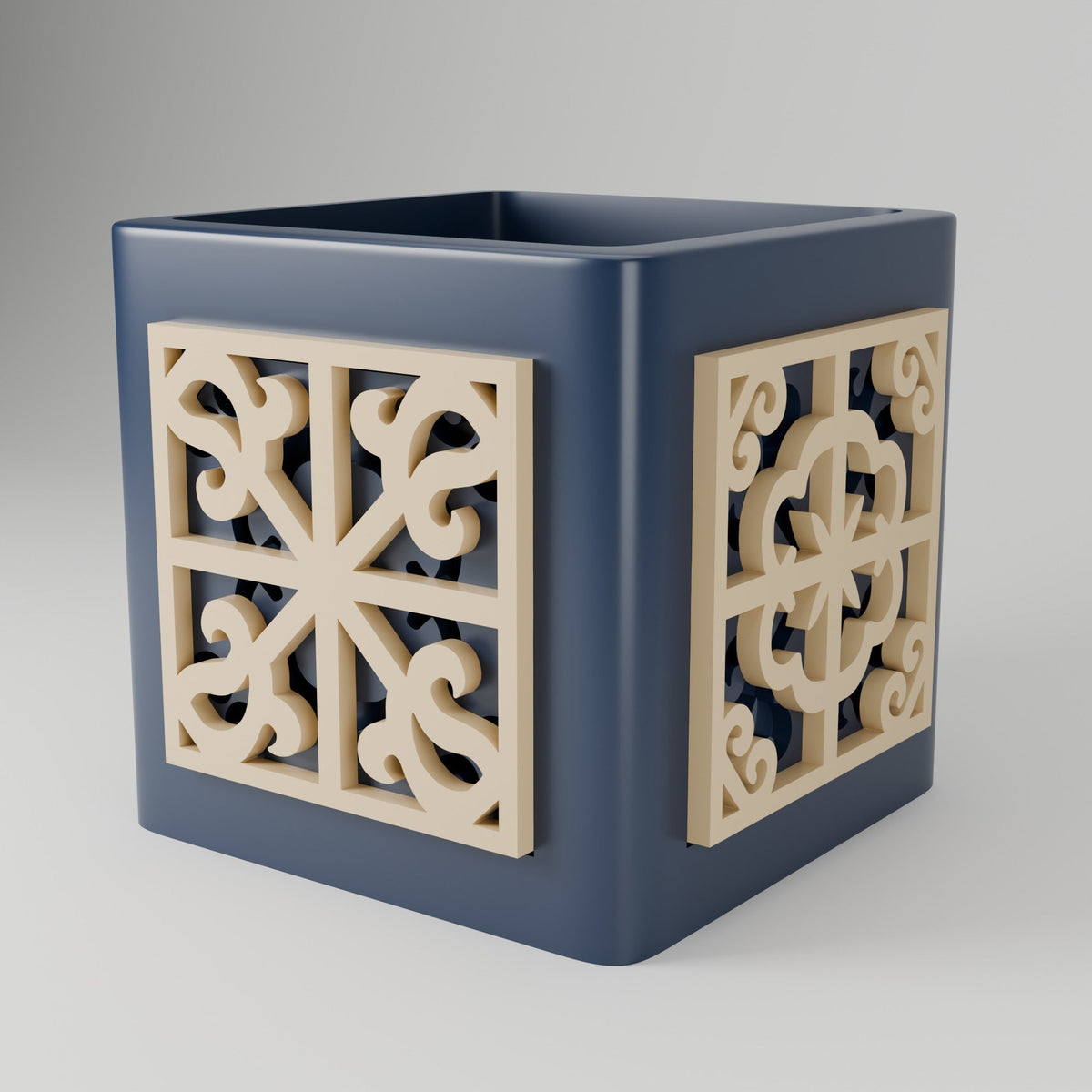 Lisbon Pen Holder – Tile-Pattern Desk Organizer - Northern Foundry