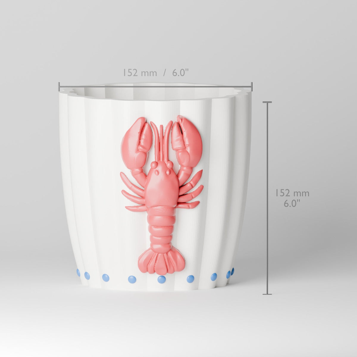 Lobster Seashell Pot – Coastal Lobster Planter - Northern Foundry