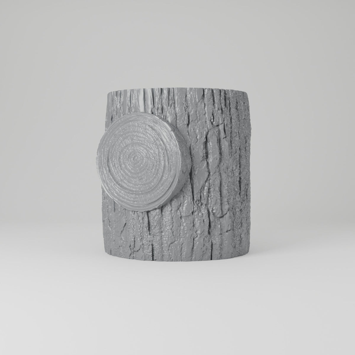 Log Pen Holder – Tree Bark Desk Organizer with Compartments - Northern Foundry