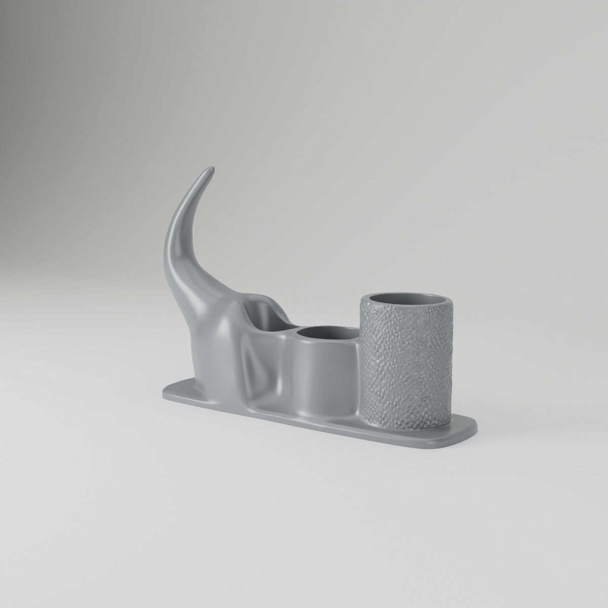 Longhorn Desk Organizer – Western Horn Pen Holder - Northern Foundry