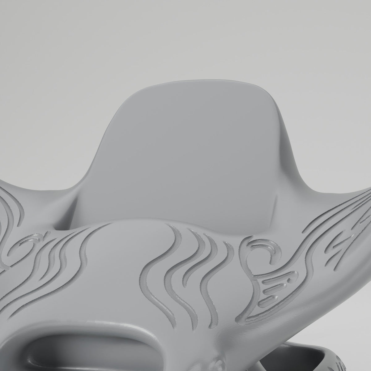 Manta Ray Phone Stand – Ocean Desk Phone Holder with Swirl Pattern - Northern Foundry