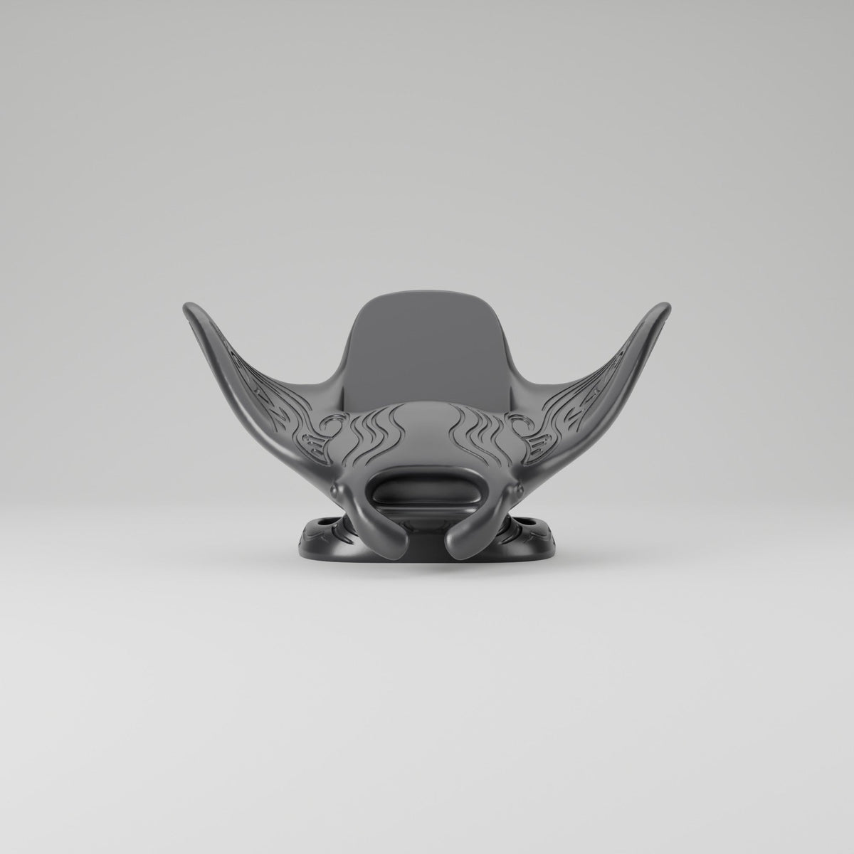 Manta Ray Phone Stand – Ocean Desk Phone Holder with Swirl Pattern - Northern Foundry