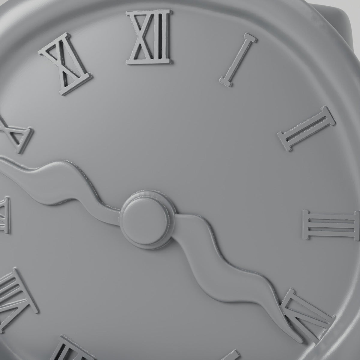 Melting Clock Vase – Surreal Shelf Edge Sculpture Vase - Northern Foundry