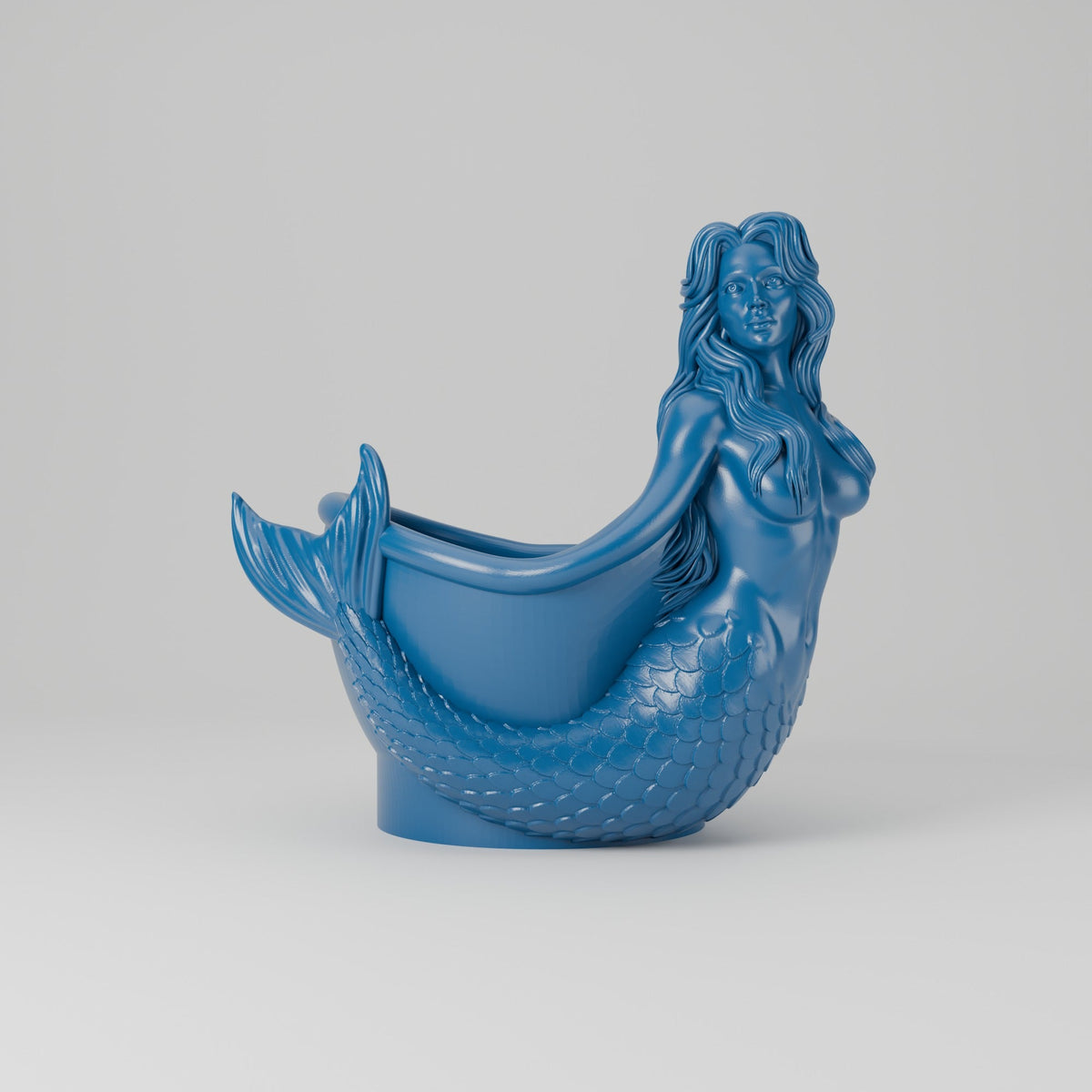 Mermaid Vase – Coastal Sculpted Mermaid Flower Vase - Northern Foundry