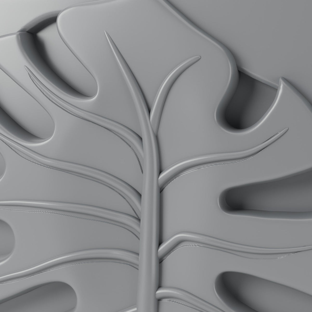Monstera Leaf Desk Organizer – Botanical Pen and Brush Holder - Northern Foundry